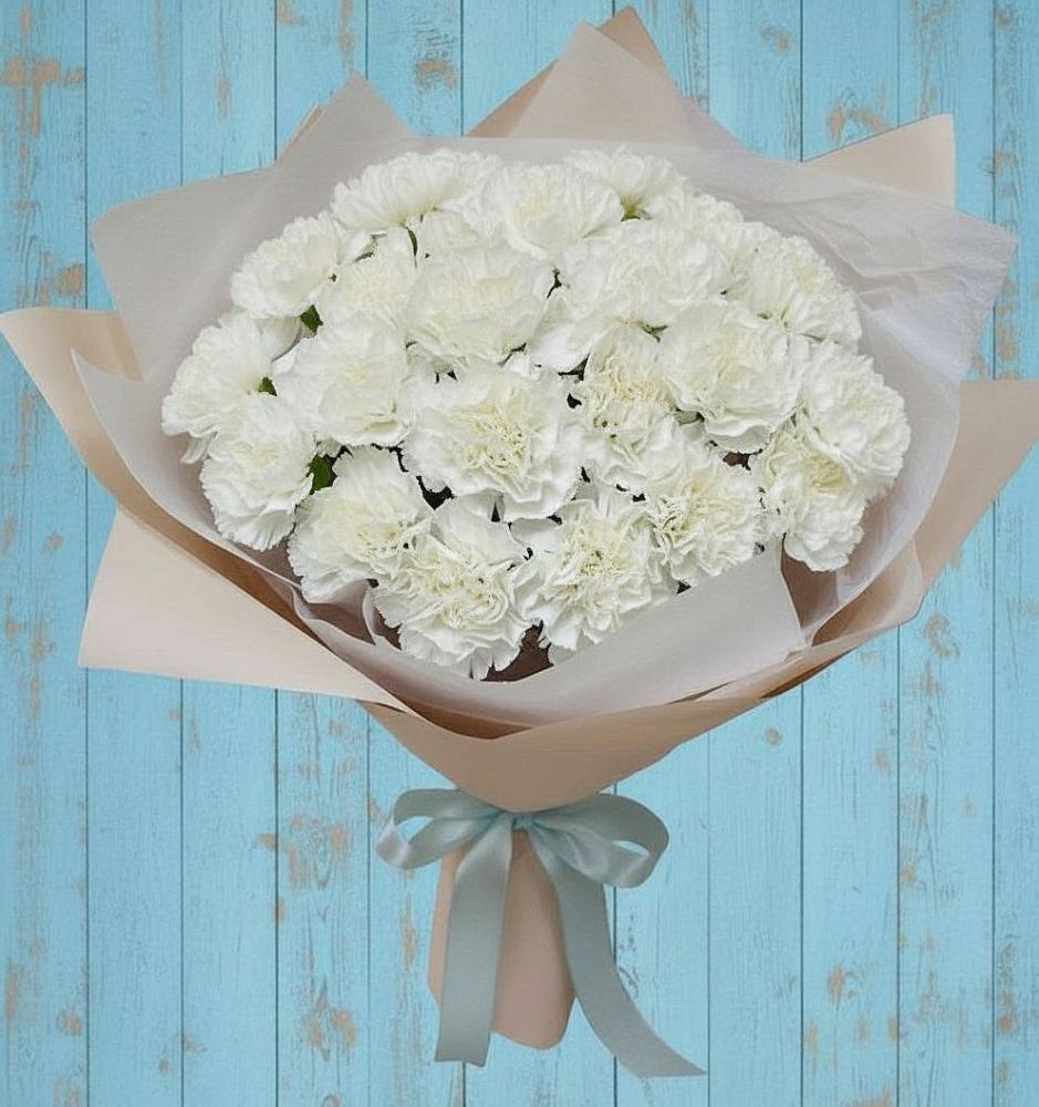 Букет цветов из: Гвоздики в Партизан