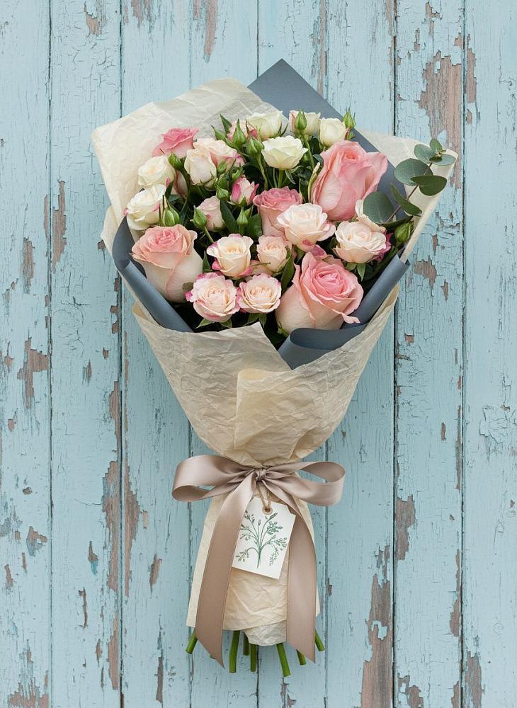 Букет цветов из: Розы в Партизан