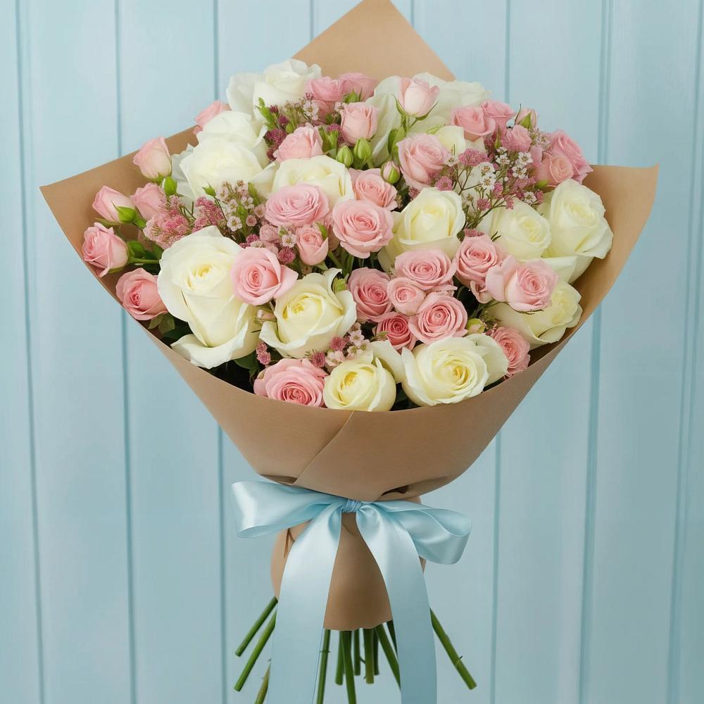 Букет цветов из: Розы в Партизан