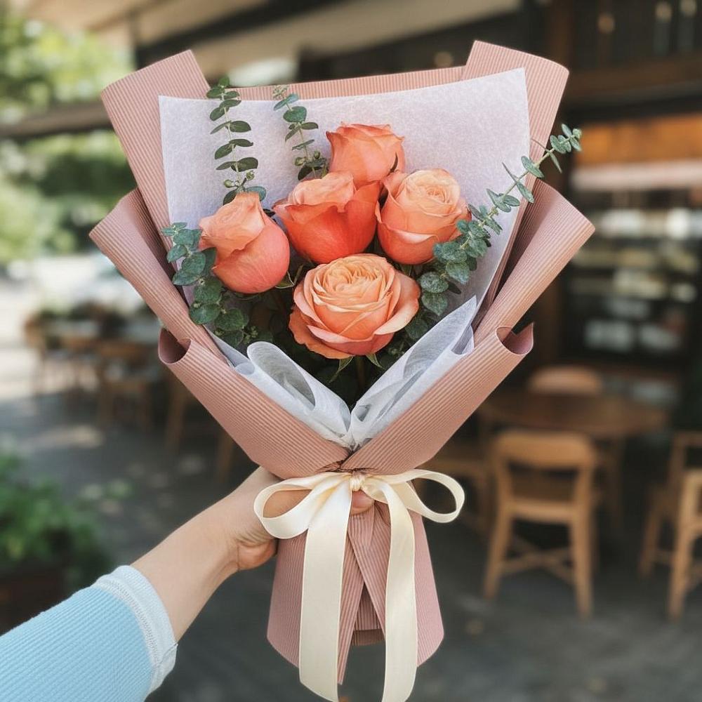 Букет цветов из: Розы в Партизан