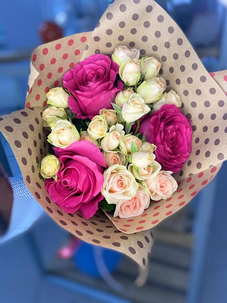 Букет цветов из: Розы в Партизан