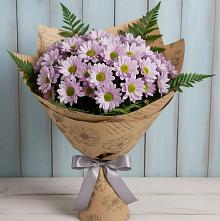 Букет цветов из:  Хризантемы #REPLACE_PRED# Партизан