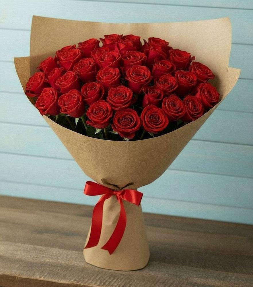 Букет Красные розы Милано в Партизан