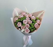 Букет цветов из:  Розы и Хризантемы в Партизан