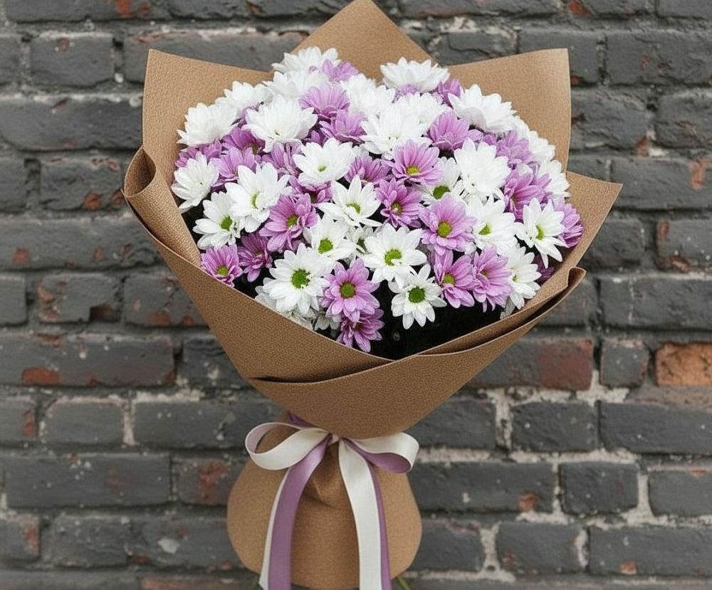 Букет цветов из: Хризантемы в Партизан