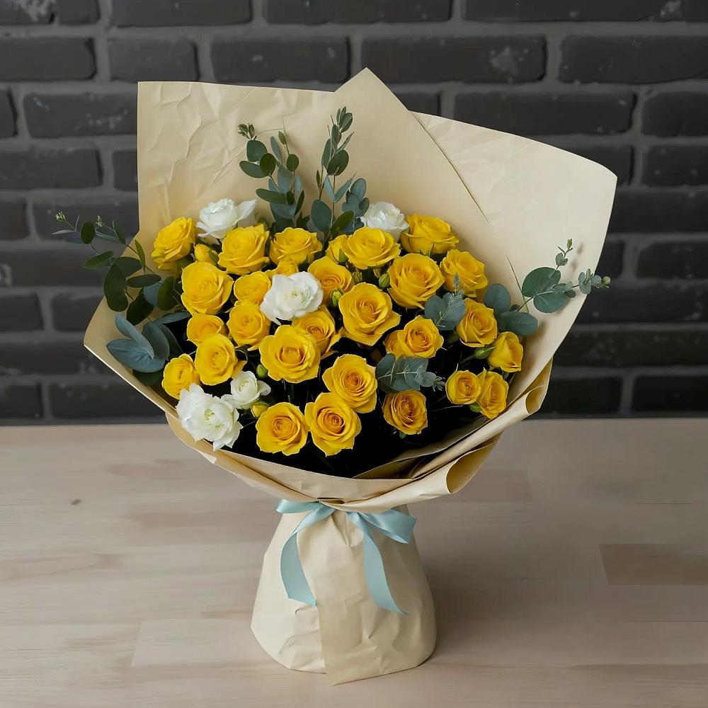 Букет цветов из: Розы в Партизан