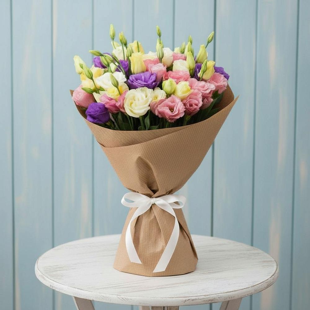 Букет цветов из: Лизиантусы в Партизан