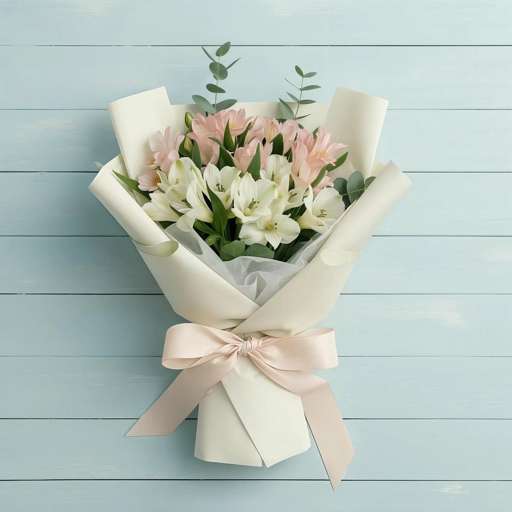 Букет цветов из: Альстромерии в Партизан