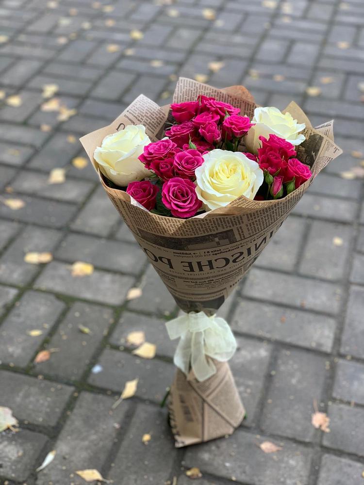 Букет цветов из: Розы в Партизан