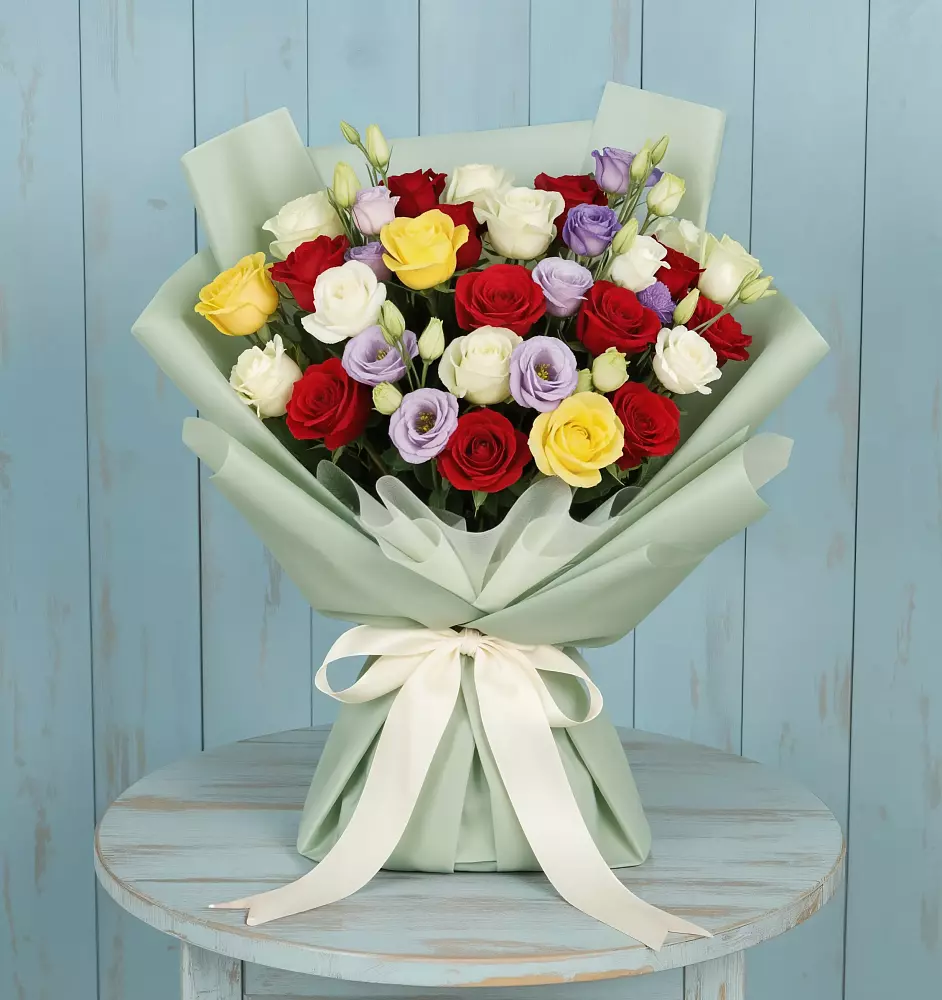 Букет цветов из: Розы в Партизан