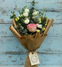 Букет цветов из:  Розы и Лизиантусы в Партизан