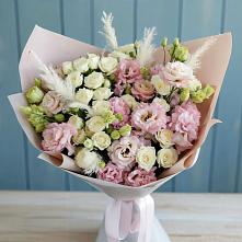 Букет цветов из:  Альстромерии и Розы в Партизан