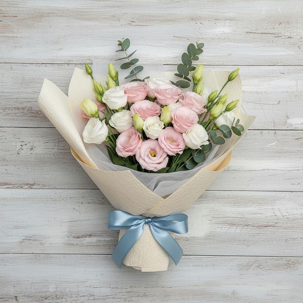 Букет цветов из: Лизиантусы в Партизан